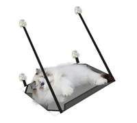 Générique Cat Window Perch - Cat Window Hammock with Suction Cup | Indoor Cats Hammock Bed with Suction Cups | Windôw Hangable Pet Sleeping Shelf | Breathable Mesh, 50x30cm, Supports 10kg
