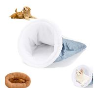 Générique Cat Winter Sleeping Bag, Cat Sleeping Bag, 360°Wrap Comfortable Pet Snuggle Sack, Soft Plush Large Cat Sack Self Warm Cat Bed for Dog, Cat, Winter Warm Sleeping Bag, Plush Soft Pet Bed (D)