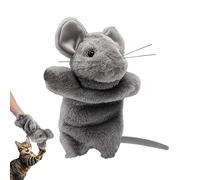 Générique Cat Wrestling Toy Puppet, Stuffed Teaser Glove, Compact Mice Hand Toy, 9.84x7.87x1.38 inches Mice-Shaped Interactive Mitt, Playtime Gear for Safe Indoor Entertainment and Pet Bonding Fun