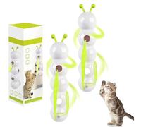 Générique Caterpillar Smart Cat Toy, Interactive Caterpillar Cats Toy, Caterpillar Interactive Cats Toy, Interactive Kitty Feather Toy, for Play and Exercise (2pcs)
