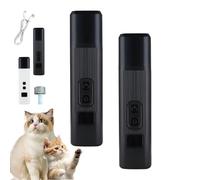 Générique Catlabo Safe Cut, 2026 New Catlabo Cat Nail, Two Adjustable with 360° Grinding Settings, Low-Vibration Ultra-Quiet, Enough for Thick Claws for All Kinds Pets (Black 2pcs)