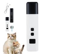 Générique Catlabo Safe Cut, 2026 New Catlabo Cat Nail, Two Adjustable with 360° Grinding Settings, Low-Vibration Ultra-Quiet, Enough for Thick Claws for All Kinds Pets (White 1pcs)