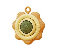 Générique Catnip Balls - 360° Rotating Lick Toy, Wall-Mount Enrichment Treat, Self-Entertainment Grooming Aid, Stimulating Activity Ball for Indoor, Cats, Play Boredom, Natural Catnip Green