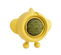 Générique Catnip Balls, Interactive Cat Chew Toy, 3.31x3.07x1.54 inches Rotating Catnip Wall, Lick-Safe Healthy Kitten Dish Plaything, Teeth Cleaning for Wall, Door, Pet Play