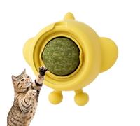 Générique Catnip Balls, Interactive Cat Toys, 3.31x3.07in Lick Safe Healthy Treat, Teeth Cleaning Chew Support, Stress Playtime Fun for Wall Door, Pet Entertainment Supplies