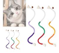 Générique Catnip-Infused Organic Cotton Chew Rope Toys for Cats, Catnip Toys for Cats Rope Chew Toy & for Teeth Cleaning (3 pcs)