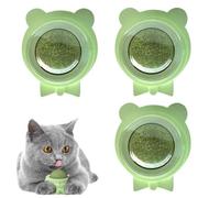 Générique Catnip Toy Ball, Cat Teeth Cleaning Toy, Creative Silvervine Rotatable, Excellent Lick Catnip Entertainment, Healthy Fun Tool for Cats, 2.17x1.77x1.85 inches
