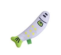 Générique Catnip Toys for Cats, Fish Shape Linen Kitten Teasing Toy, 26cm/10.24 inch Interactive Cat Kicking Toys, Soft Catnip Crinkle Toys for All Breeds of Cats, Fun Cat Playtime Toy for Cats