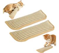 Générique Catnip Toys for Indoor Cats,Sisal Scratching Pad,Bite Resistant Kitten Teething Toys,Cat Toys Pack of 3,Interactive Cat Nip Kicker Toy for Anxiety Relief (Medium+Large)