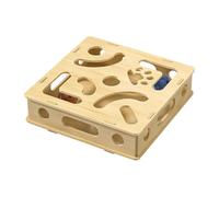 Générique Cats Puzzle, Kitten Maze Game, 11.02x11.02x2.76 inches Compact Design Interactive Bell Teaser and Mental Stimulation Board, Cat Activity Toy for Energy Reliever, Play Home Alone, Indoor