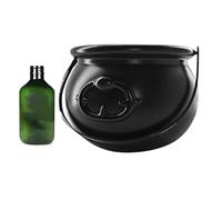 Générique Cauldron Bowl, Halloween Party Prop, Spooky Table Decor, 11.81x11.81x6.69 inches Lighted Decorative Pot, Ideal for Indoor Outdoor, Home, Kitchen, Dining Room, Offices and Classroom Setup