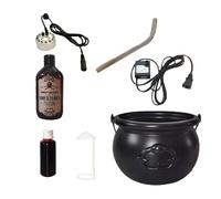 Générique Cauldron Halloween Decor, Floating Potion Bottle Display, 7.87x15.75 inches Built-in Diffuser Feature, Spooky Festive Prop for Kitchen, Yard, Garden, Mantel, Indoor Room, Table Display