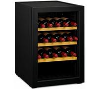 Générique Cave à Vin de Service - 15 Bouteilles - 72 L - Clayettes Bois - Température 6 à 14°C - Porte Vitrée Double Verre