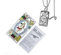 Générique CBD Trot Tarot Deck - 12x7cm, Anglais, pour débutants, y Compris Cartes de Tarot et Collier de Tarot