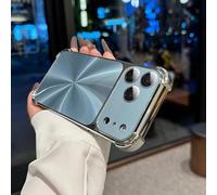 Générique CD-Texture Case Cover for iPhone Gradient Color Case Cover Quad-Corner Drop-Proof and Full Camera Protection Anti-Scratch & Shock-Absorption Phone Case (Blue,15Pro)