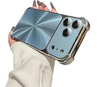 Générique CD-Texture Case Cover for iPhone with Military-Grade Shockproofand Quad-Corner Drop-Proofdesign. Provides Full Camera Protection for iPhone 13/14/15/16/17 Pro Max. (Blue,for 17 ProMax)