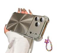 Générique CD-Texture Case Cover, Quad-Corner Drop-Proof & Full Camera Protection for phone17/16/15/14/13 (Gray,17)