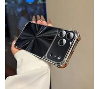 Générique CD-Texture Gradient Color Case Cover for iPhone,Quad-Corner Drop-Proof & Full Camera Protection, Anti-Scratch & Shock-Absorption Phone Case (17 Pro Max,Black)