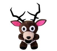 Générique Ce Coffret de 5 Peluches « 99 Nuits dans la forêt » met en scène Le méchant cerf du Jeu vidéo. C'est Un Cadeau de Noël et d'halloween idéal pour Les Enfants passionnés de Jeux vidéo.