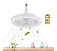 Générique Ceiling Fans With Lights, Bedroom Ceiling Fans With Timer And Remote, 3-Speed Adjustable Cooling Accessory, Perfect For Kitchen, Living Room, Dining Area, Apartment, 9.84x9.84x4.33 In