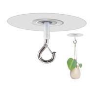 Générique Ceiling Hooks for Lights,Safety Lock Strong Bonding Tool | Adhesive Ceiling Hooks No Drilling,for Glass Metal Bedroom Party Rental House Banner Backdrop LED Light