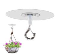 Générique Ceiling Hooks Self Adhesive, Ceiling Hook, Adhesive Ceilings Hooks,Self-Adhesives Water Resistant Hook For Ceilings | Home Decoration Tools For Plants, Wind Chimes, Decorations, Lights