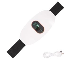 Générique Ceinture Abdominale Électrique de Massage Portable en Abs Hypoallergénique Blanc, Masseur Abdominal Pratique pour Brûler les Graisses, Outil de Massage Taille pour Soin Corporel