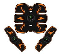 Générique Ceinture Abdominale Electrostimulation,Electrostimulateur Musculaire, Entraîneur de Muscles abdominaux, 6 Modes, 19 Niveaux, avec 10 Coussinets de Gel gratuits