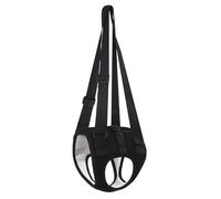 Générique Ceinture de Soutien pour Chiens Harnais Aide Locomotion Lift Arrière Jambes Soutien Front et Hanches Polyester Rembourré Lavable Adaptée Aux Animaux S, Noir, m