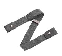 Générique Ceinture élastique en toile sans boucle, réglable, for jean, pantalon, robe, accessoire de confort Invisible for hommes et femmes Pour les jeans(Grey)