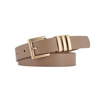 Générique Ceinture fine pour femme senior élégante à avec jeans et robes mode confortable et stylée (Khaki, One Size)