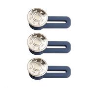 Générique Ceinture Sans Trou pantalon détachable extension de taille 3PCS boucle de ceinture de bouton étendu Ceinture Course Pied (F, One Size)