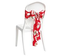 Générique Ceintures De Chaise À Nœud Noël Longs Décoratifs Et Flexibles