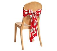 Générique Ceintures de Chaise Noël Nœuds Lavables Longs Et Flexibles
