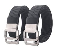 Générique Ceintures Hommes, Ceinture Tactique Militaire en Nylon à Double Anneau en D avec Boucle Réglable, Paquet de 2