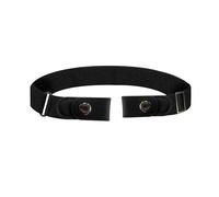 Générique Ceintures sans boucle for femmes, élastique, extensible, confortable, Invisible, for pantalons en jean, ceinture réglable Pour les jeans(Black2-1pcs)
