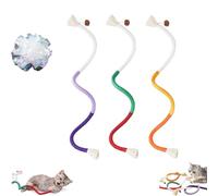 Générique Celery Pets Cat Chew Rope, Catnip-Infused Organic Cotton Chew Rope Toys for Cats, Catnip Toys for Cats Toy and for Teeth Cleaning (3Pcs Mix)