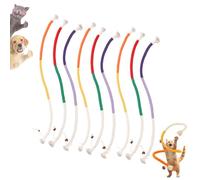 Générique Celery Pets Cat Chew Rope, Catnip-Infused Organic Cotton Chew Rope Toys for Cats, Safe Dental Cleaning Ropes & Durable 28" String for All Breed (9 Pcs)