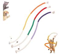 Générique Celery Pets Cat Chew Rope, Catnip-Infused Organic Cotton Chew Rope Toys for Cats, Safe Dental Cleaning Ropes & Durable 28" String for All Breed (3 Pcs)