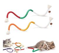 Générique Celery Pets Cat Chew Rope, Cotton Chew Rope Toys for Cats, Catnip-Infused Organic Cotton Chew Rope Toys Cats, All Breeds 28 inches String (2pcs A)