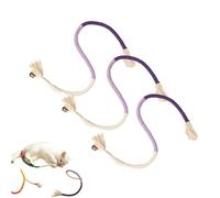 Générique Celery Pets Cat Chew Rope, Toy with Organic Cotton & Catnip - Safe Dental Teeth Cleaning, Durable Chew Toys for All Cat Breeds (3PCS-B)