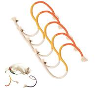 Générique Celery Pets Cat Chew Rope, Toy with Organic Cotton & Catnip - Safe Dental Teeth Cleaning, Durable Chew Toys for All Cat Breeds (5PCS-A)