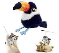 Générique Celery Pets Rechargeable Flapping Bird Cat Toy, 2025 New Interactive Cat Toys, Motion Activated with Three-Mode Wing Flap, Touch Activated Kitten Toy Interactive for All Breeds Cat (C)