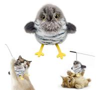 Générique Celery Pets Rechargeable Flapping Bird Cat Toy, 2025 New Interactive Cat Toys, Motion Activated with Three-Mode Wing Flap, Touch Activated Kitten Toy Interactive for All Breeds Cat (A)