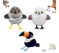 Générique Celery Pets Rechargeable Flapping Bird Cat Toy,Bird Cat Toy Flapping Wings, Motion Activated with Three-Mode Wing Flap, Three Styles Available (3PCS)