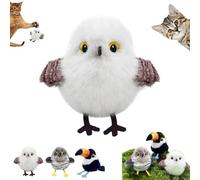 Générique Celery Pets Rechargeable Flapping Bird Cat Toy, Cat Self-Entertainment Simulation Birds Toys, Motion Activated with Three-Mode Wing Flap, Suitable Bored Indoor Cats (Tit)