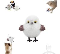 Générique Celery Pets Rechargeable Flapping Bird Cat Toy, Meowvo Flying Bird Cat Toy, Motion Activated with Three-Mode Wing Flap, for All Breeds Cats Playing, Exercise (B)