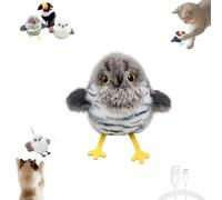 Générique Celery Pets Rechargeable Flapping Bird Cat Toy, Meowvo Flying Bird Cat Toy, Motion Activated with Three-Mode Wing Flap, for All Breeds Cats Playing, Exercise (A)