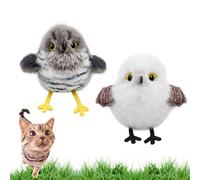 Générique Celery Pets Rechargeable Flapping Bird Cat Toy, Meowvo Interactive Cat Exercise, Celerypets Cat Toy, Motion Activated with Three-Mode Wing Flap (A+B)