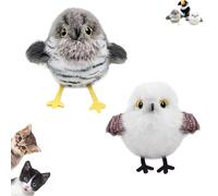 Générique Celery Pets Rechargeable Flapping Bird Cat Toy, Motion-Activated,Three-Mode Wing Flap 2025 New Interactive Cat Toys (2-b pcs)